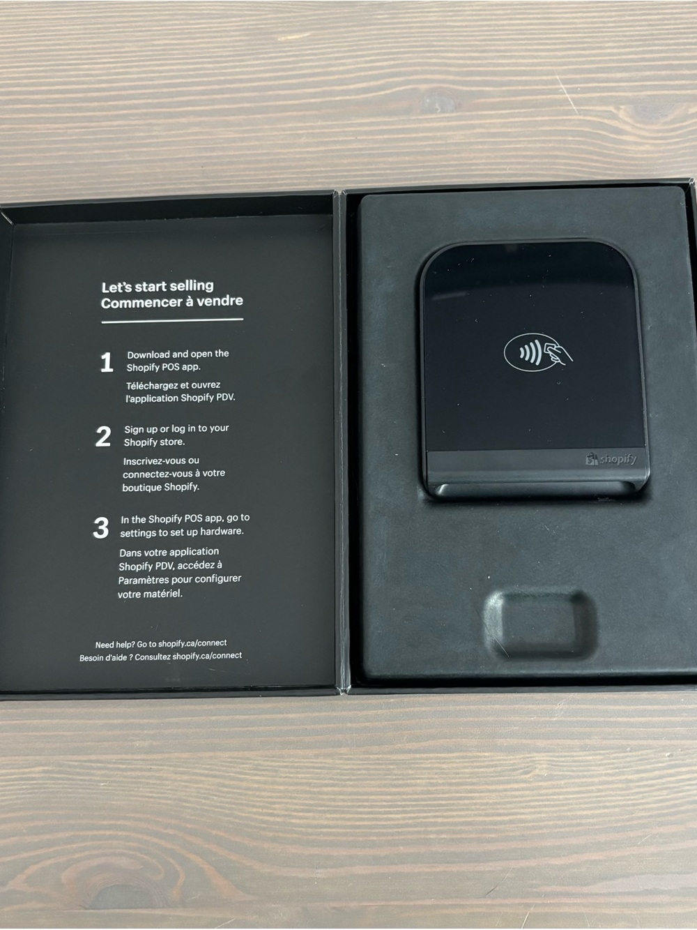 Shopify Tap & Chip Reader in Black